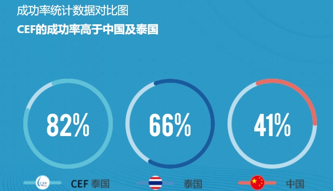 泰国CEF医院成功率统计